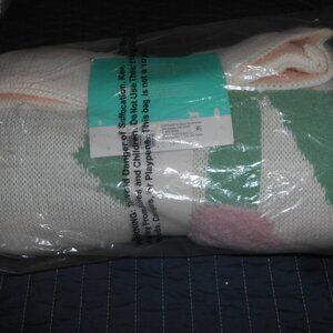 NEW PILLOWFORT PLUSH SOFT BLANKET THROW TULIP KNIT 48X58" GREAT 🎁